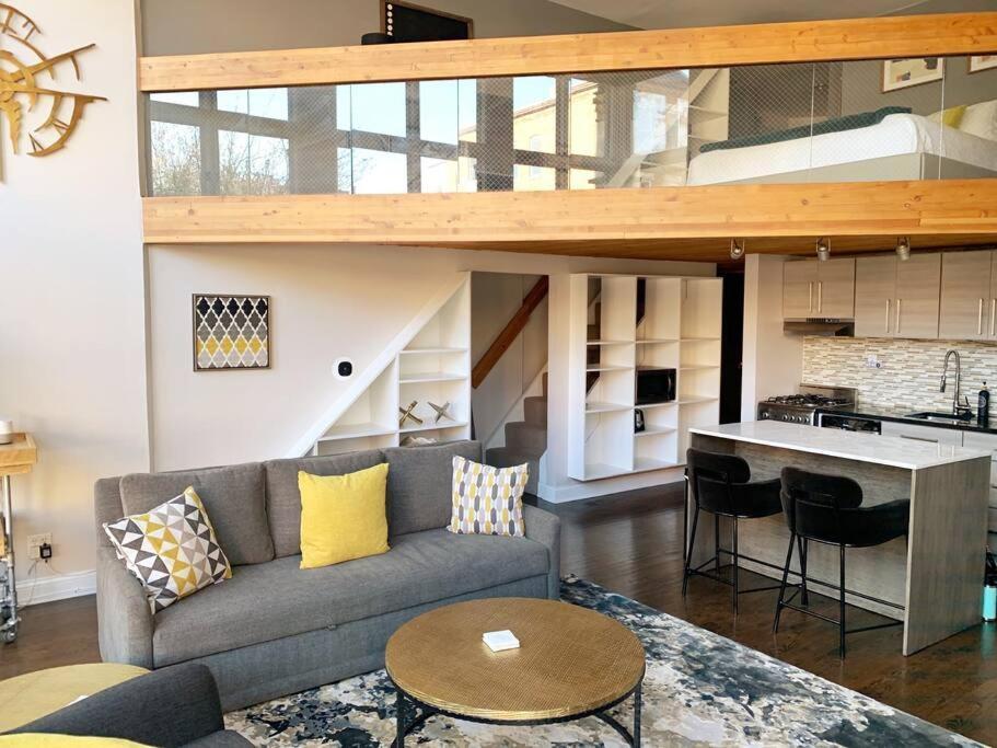 Ferienwohnung Lincoln Park Light-Filled Loft Chicago Exterior foto